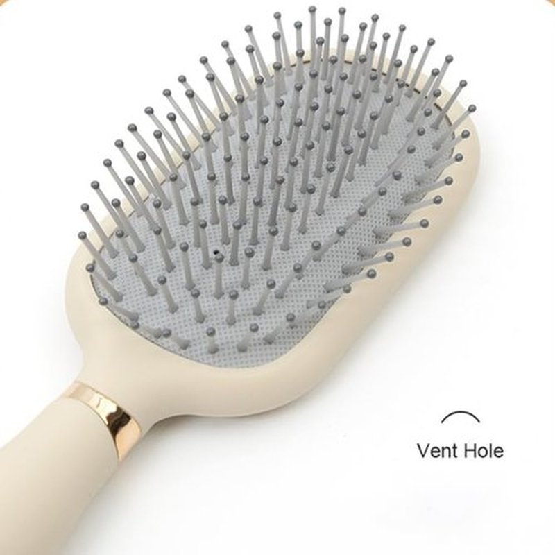 Vioris Aura Hair Care Detangling Brush & Roller Set- Perfect hair brushes for women with curly hair, Styling tools & appliances for tangle-free, Smooth Hair. (beige)
