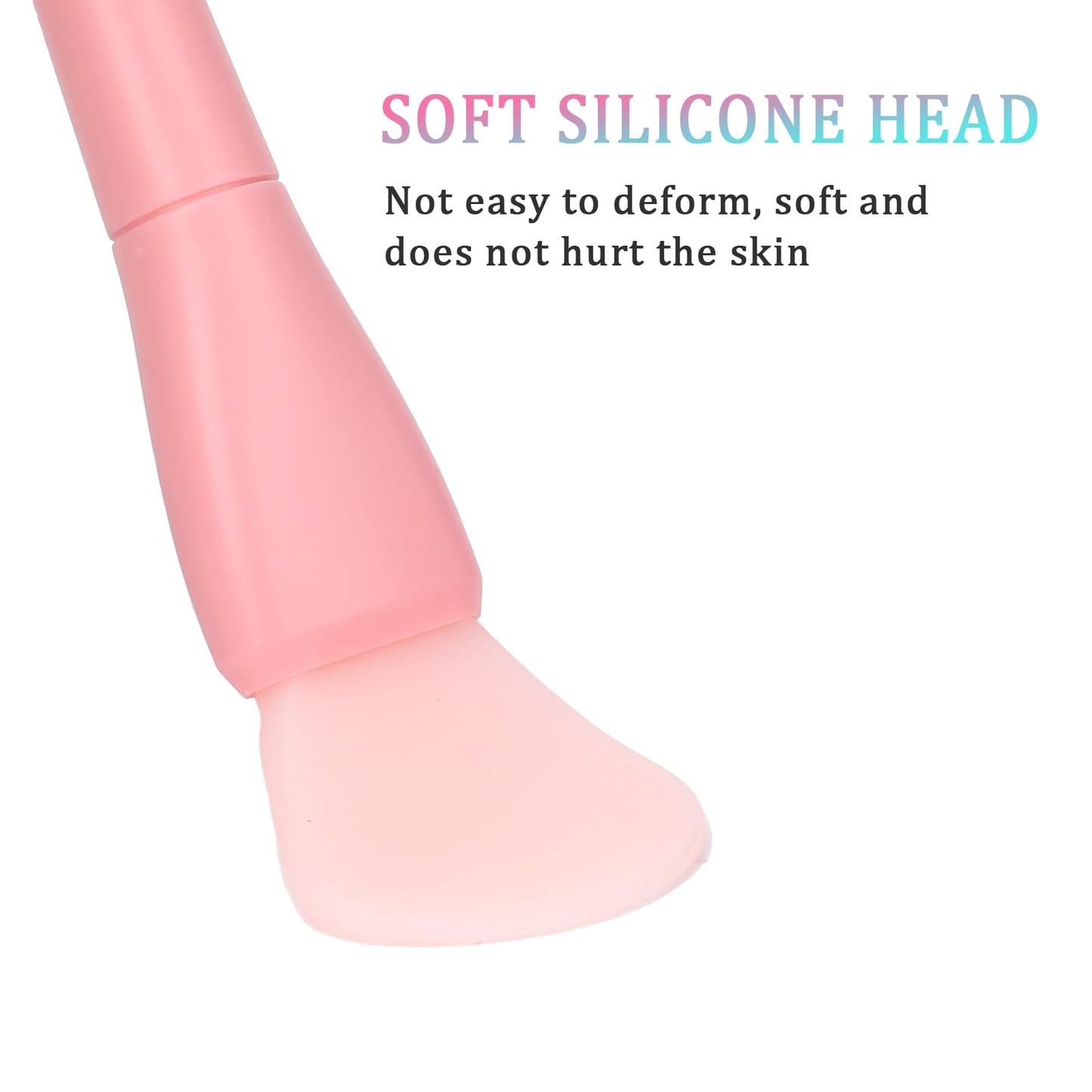 Face Mask Applicator,3 Pack Soft Silicone Face Mask Brushes Double Head Facial Mud Mask Applicator Cream Spoon Beauty Tools for Apply Cream,Lotion