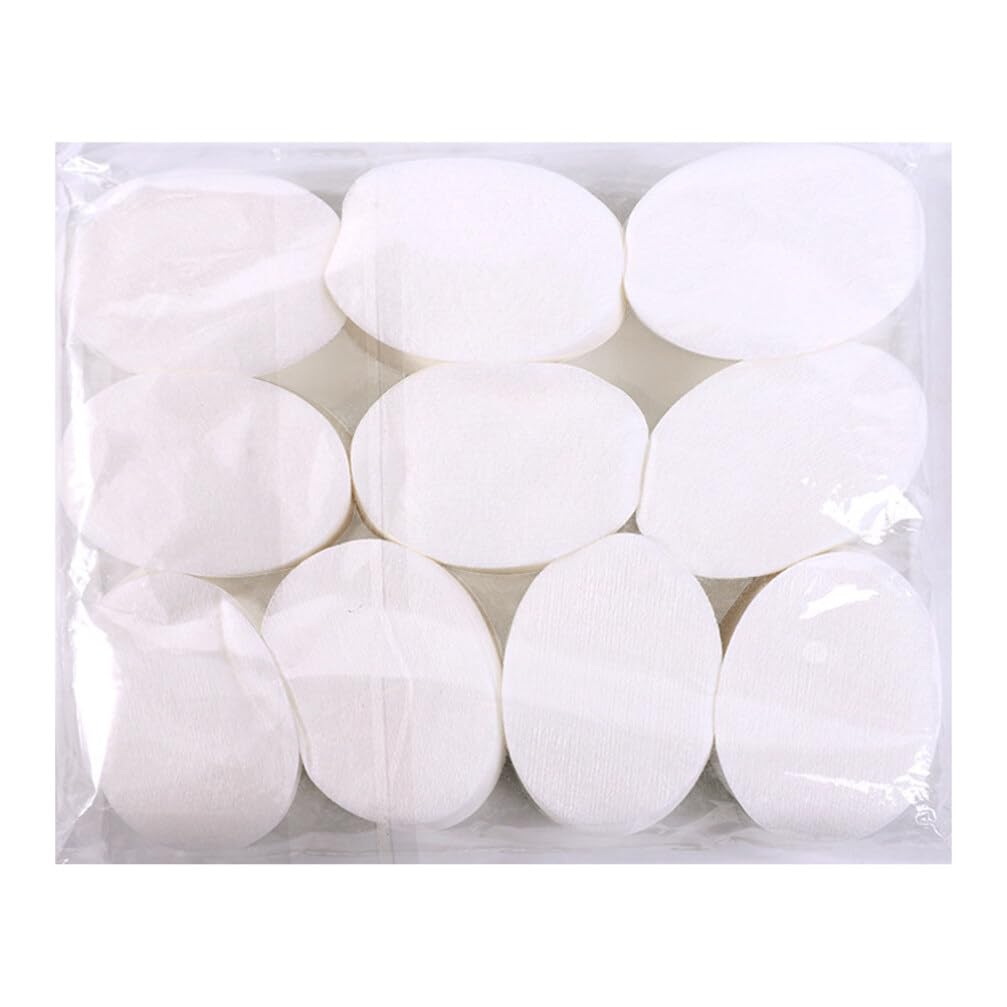 Lurrose Eye Covers For Facials: 1000pcs Oval Eye Cover Sheet - Disposable Non Woven Cotton Skin Care Cosmetic Facial Paper Sheet Toner Lotion Paper