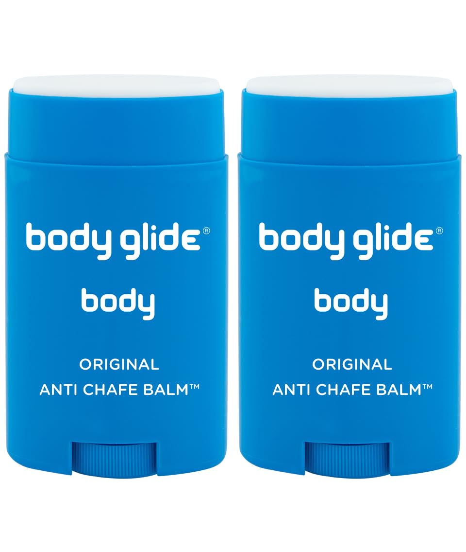 Body Glide Original Anti Chafe Balm | Anti Chafing Stick | Prevent Arm, Chest, Butt, Thigh, Ball Chafing & Irritation | Trusted Skin Protection Since 1996 |1.5oz-2pk