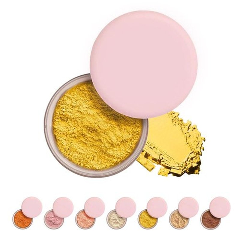 Blurring Setting Powder, 2024 Upgrade Pink Setting Powder Makeup Waterproof Setting Powder for All Skin Tones (05#, M)