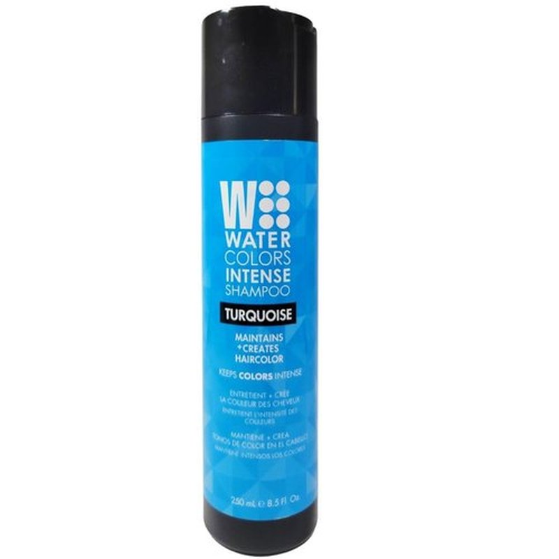 Watercolors Intense Color Depositing Shampoo, Semi Permanent Hair Color 8.5 fl oz - TURQUOISE