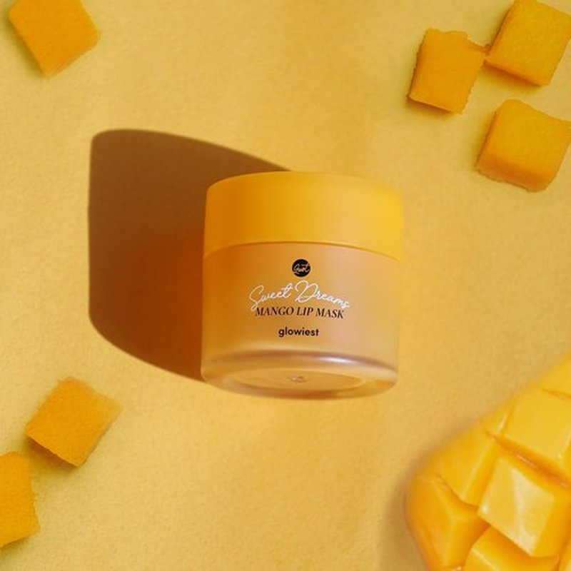 glowiest Sweet Dreams Overnight Lip Mask- Nourishing, Plumping and Hydrating Lip Balm | glowiest Sweet Dreams Lip Sleeping Mask | Hyaluronic Acids+Vitamin C+Shea Butter+Antioxidants l Mango - 0.7 oz.