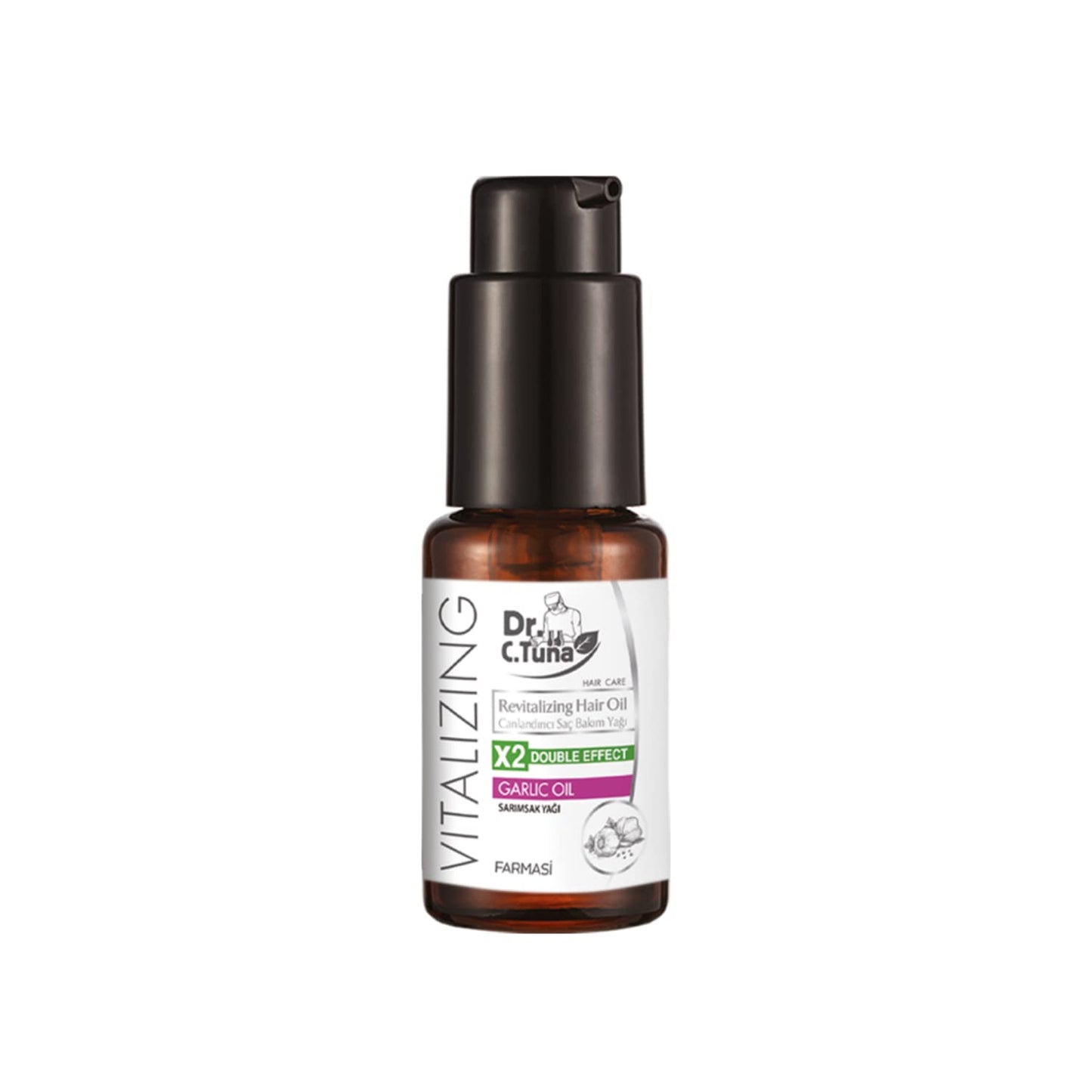 Farmasi Dr. C. Tuna Vitalizing Garlic Oil, All Hair Types, 1 fl oz