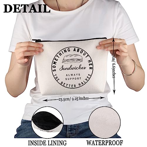 PWHAOO TV Show Inspired Gift Team Makeup Bag Team Cosmetic Bag TV Show Merch