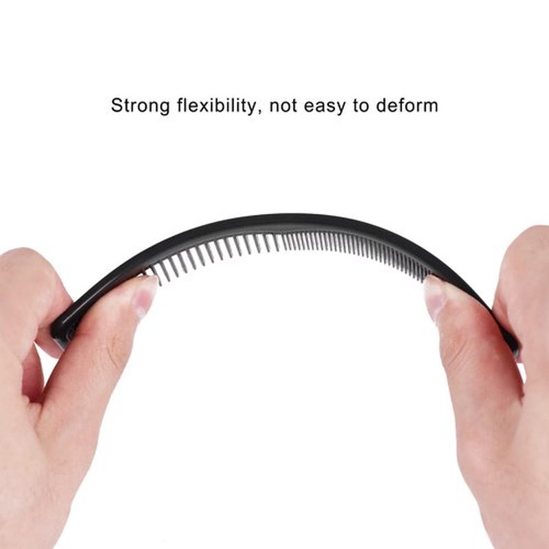 Hipruict Hair Comb, 200 Pack Sturdy Combs in Bulk, Individually Wrapped Double Tooth Hair Pocket Comb, for Salon Customers, Travelers, Charities, Homeless Shelters, Black