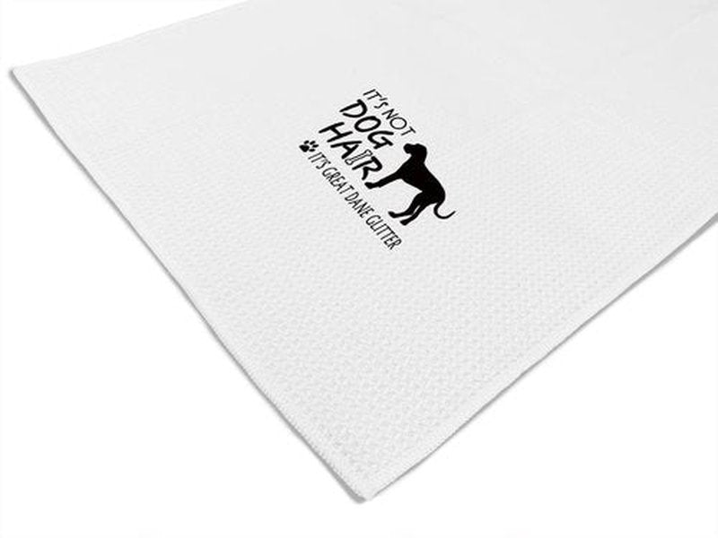 It’s Not Dog Hair It’s Great Dane Glitter Hand Towels Kitchen Towels Dish Towels,Fall Funny Dog Decor Towels,Dog Lovers Dog Mom Girls Women Gifts