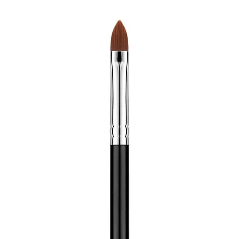 Lip Brush Professional Make Up Brush Travel Lipstick Gloss Wands Applicator Cosmetic Tool Kits Cruelty Free Nylon Hair Vegan Makeup Brush (Black)