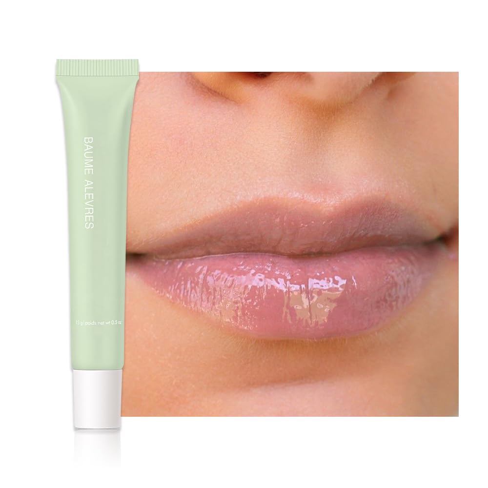 HHLTOH Butter Lip Balm – Ultra-Hydrating Lip Care with Shea Butter & Olive Oil, Soothes Dry Lips with Natural Tint & Gloss Effect, Lip Plumper Moisture & Light Lip Stain Finish #2 Mint