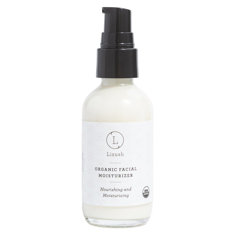 Lizush Organic Handmade Facial Products - Facial Cleanser, Toner, Moisturizer, Oil for a Healthy and Glowing Complexion - Complete Skin Care Products for Daily Use (Facial Moisturizer)