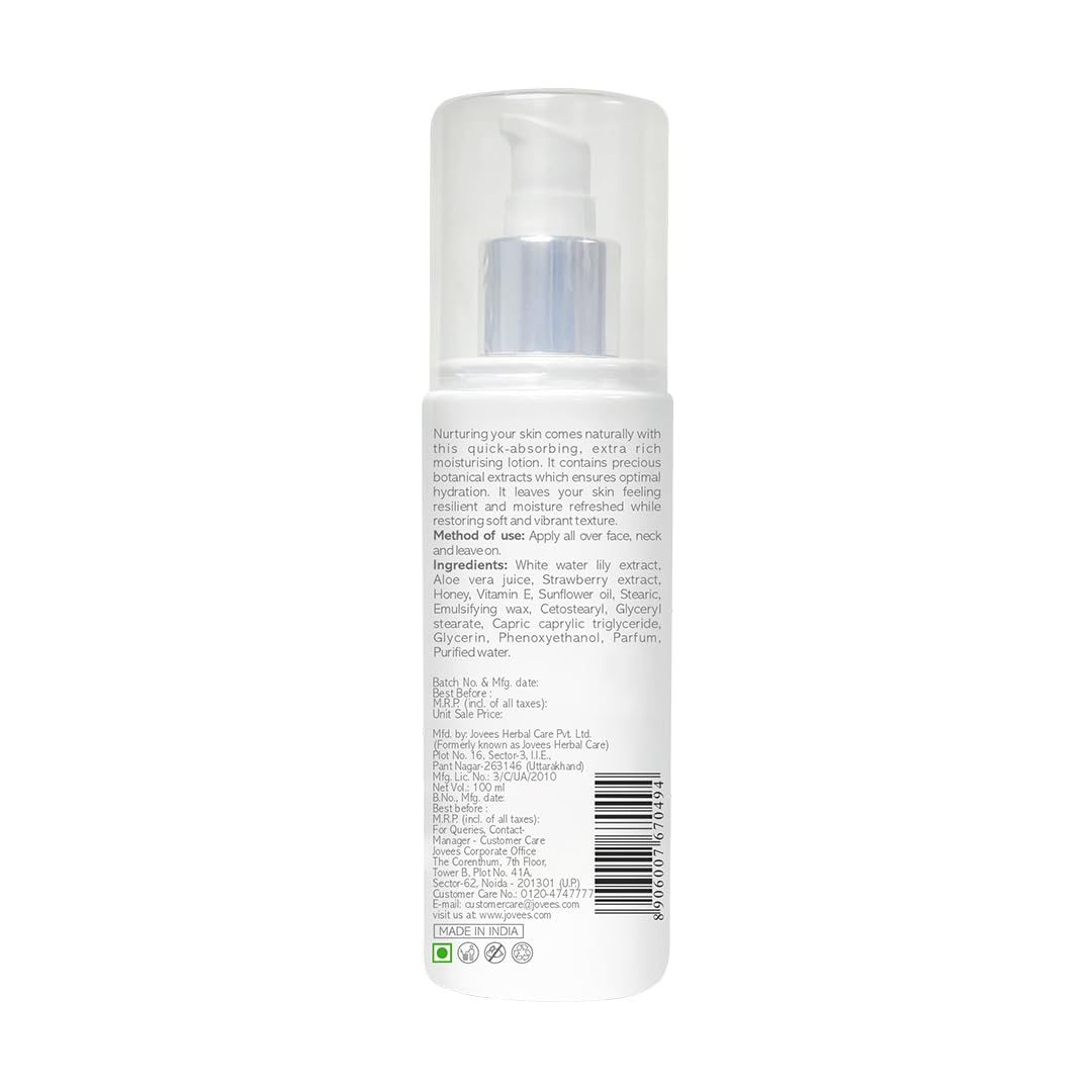 Jovees White Water Lily Moisturising Lotion - 100ml