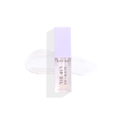 Naked Sundays SPF50 Glow & Go Lip Oil: Lip Oil with SPF, Moisturizes and Protects Lips, 4.5ml in Coconut