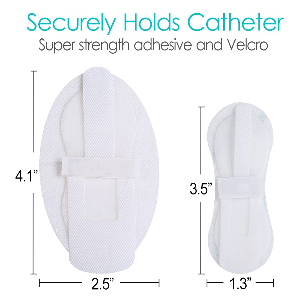 Low Profile Feeding Tube Holder Peg G-Tube Stabilizer Picc Line Peritoneal Dialysis Accessories Catheter Stabilization Device Bandages for Stomach Kids Baby (Pack of 10)