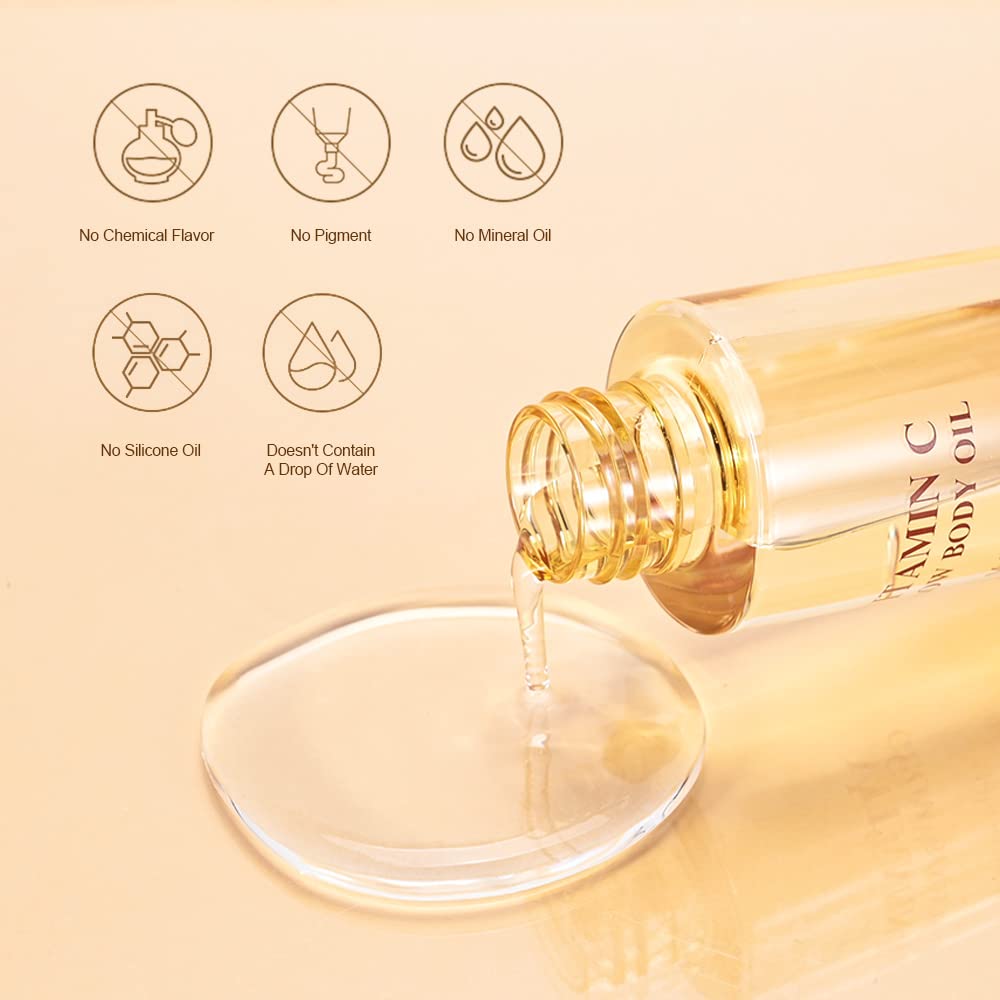 Neutriherbs Body Rosehip Oil for Dry Skin, Moisturizer/Hydrating/Glow/Brightening/Body Massage rosehip seed Oil for All Skin Types 115 ml / 3.88 oz