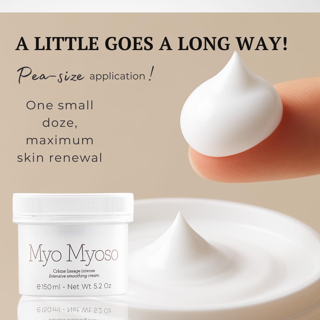 Gernetic MYO MYOSO Intensive Smoothing Cream, Intense Face Moisturizer with Collagen & Hyaluronic Acid, Peptides Serum with Tightening Effect, 150 ml/ 5.2 oz
