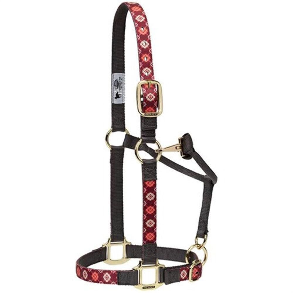 Weaver Leather Adjustable Patterned Nylon Horse Halter