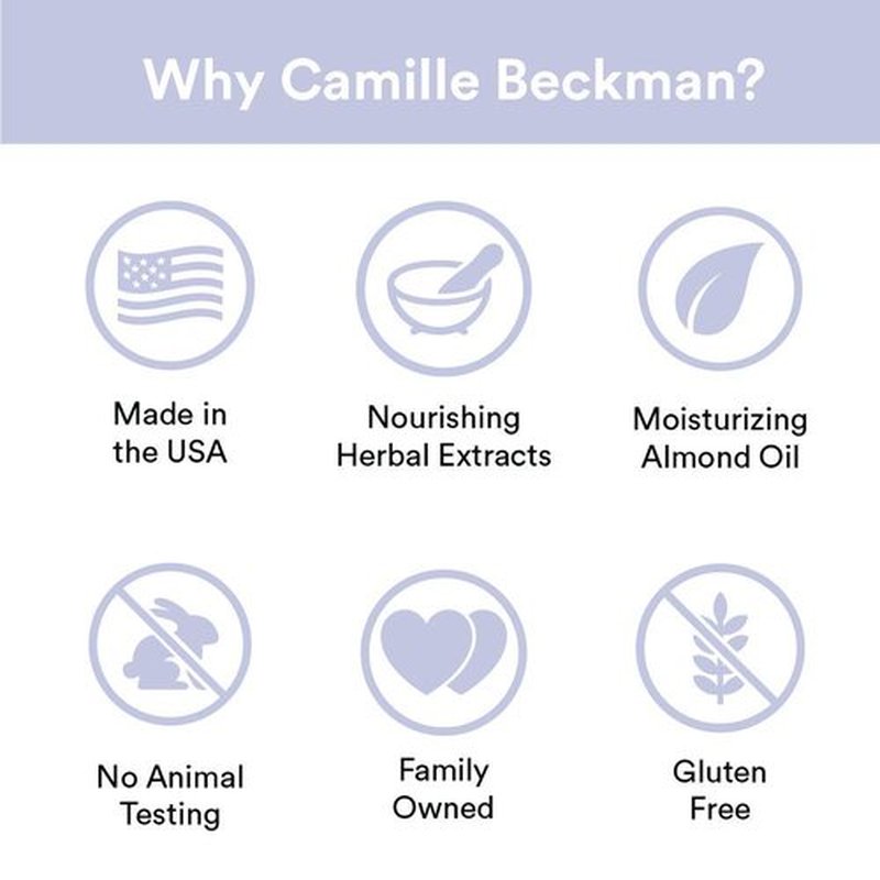 Camille Beckman Glycerine Hand Therapy Cream, English Lavender, 8 Ounce
