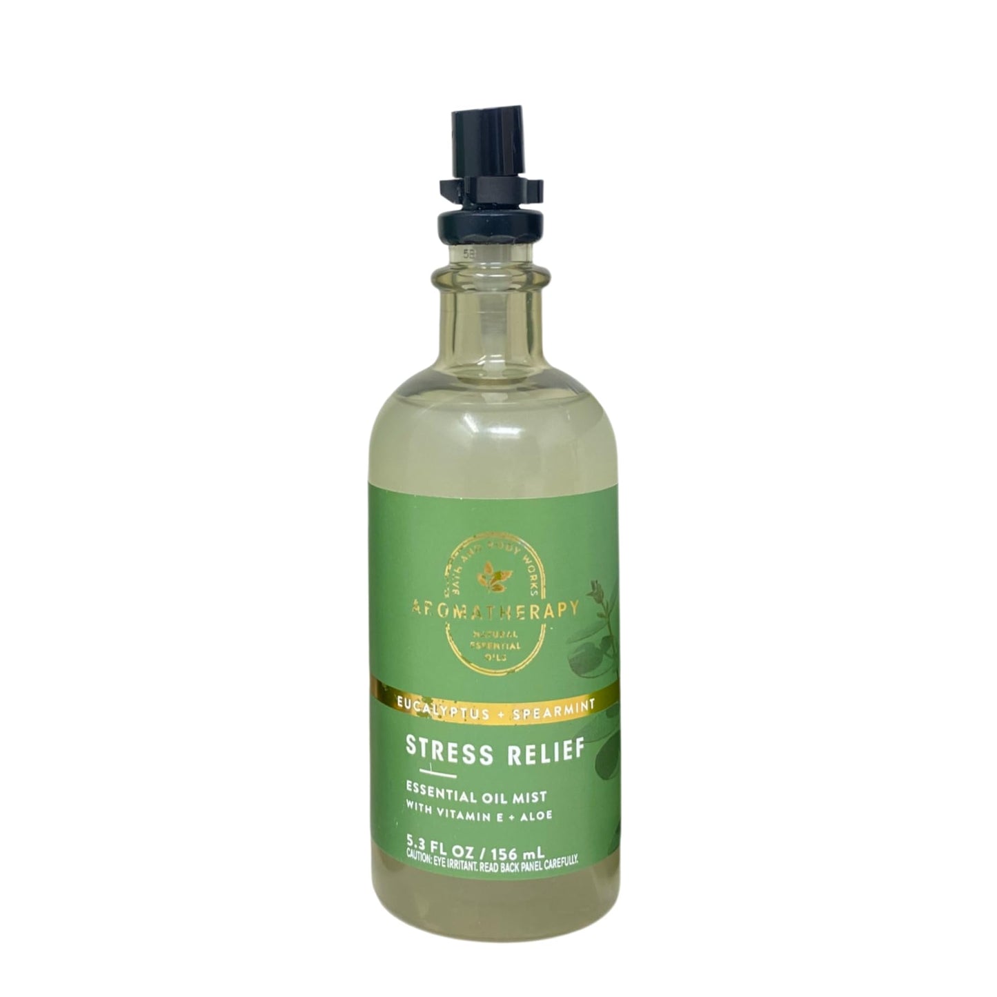 Bath & Body Works Aromatherapy Stress Relief Eucalyptus Spearmint Moisturizing Body Wash, Ultimate Hydration Body Cream and Essential Oil Mist with a Fresh Forest Bar Soap