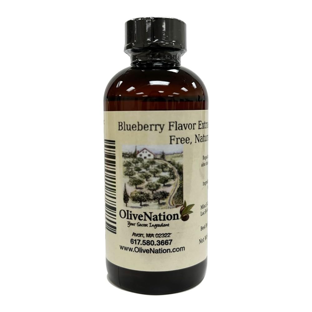 OliveNation Blueberry Flavor Extract TTB, PG Free, Natural - 8 fl oz