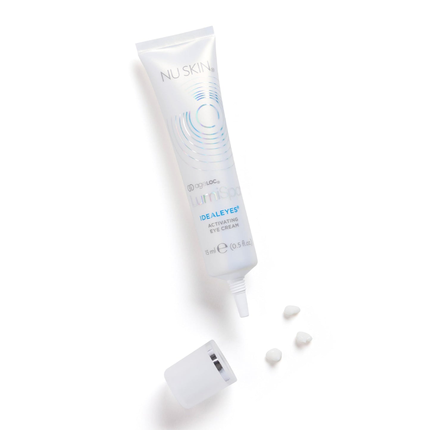 Nu Skin - ageLOC LumiSpa IdealEyes | Say Goodbye to Tired Eyes with Activating Eye Cream | Designed to Work with ageLOC LumiSpa Accent | Targets Dark Circles, Puffy Eyes, and Fine Lines | 2 Pack