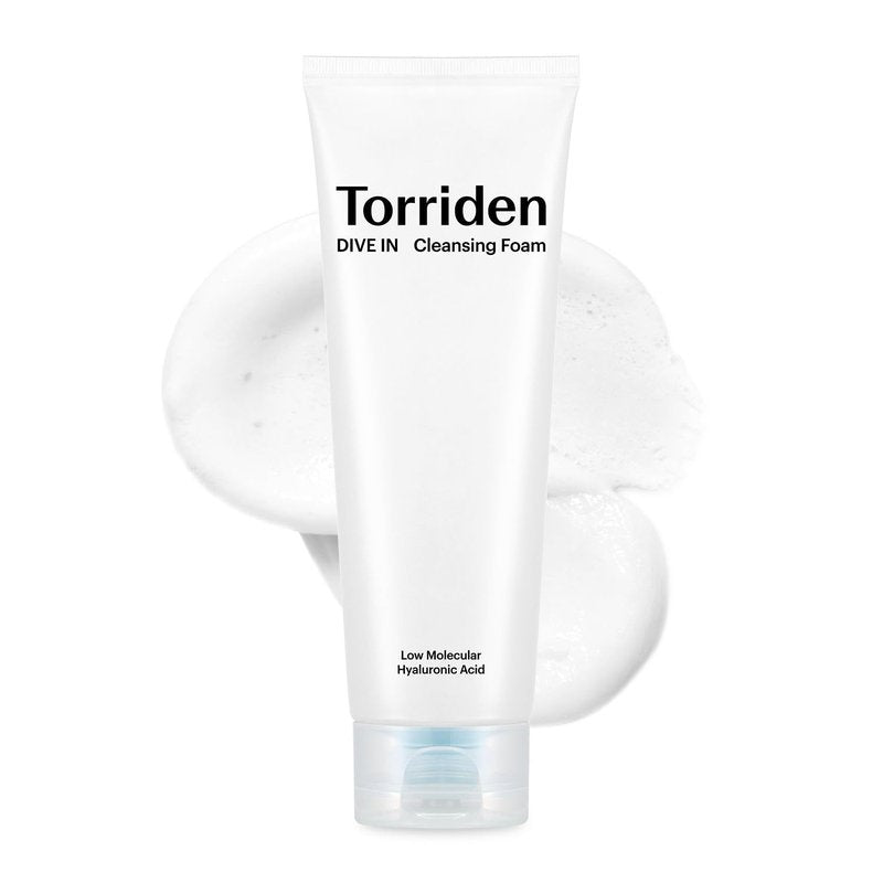 Torriden DIVE IN Cleansing Foam - Hydrating Daily Face Wash for Sensitive Skin | 150ml (5.07 fl.oz.)