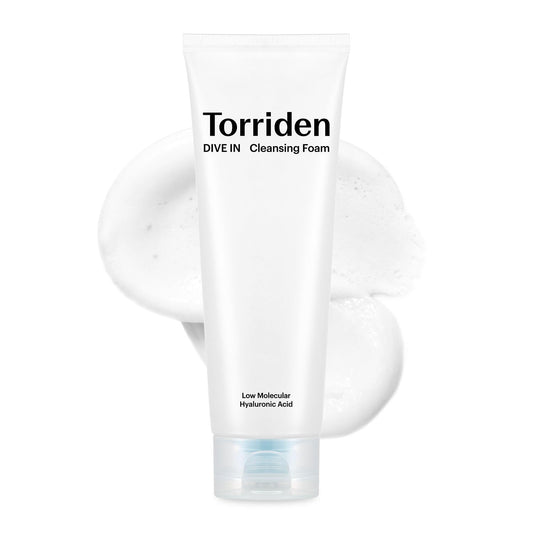Torriden DIVE IN Cleansing Foam - Hydrating Daily Face Wash for Sensitive Skin | 150ml (5.07 fl.oz.)
