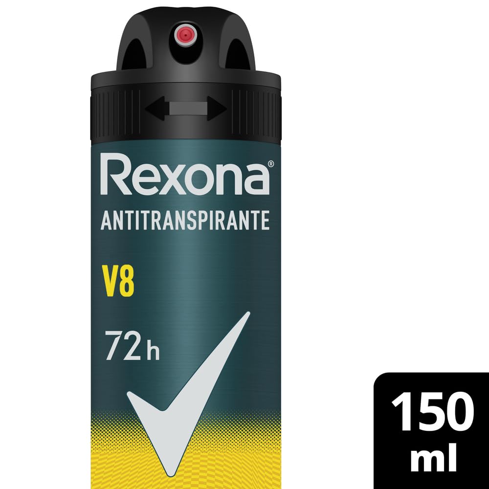 Rexona V8 for Men Anti-perspirant Deodorant Spray 150ml (5 Fluid Ounce) (Pack of 3)