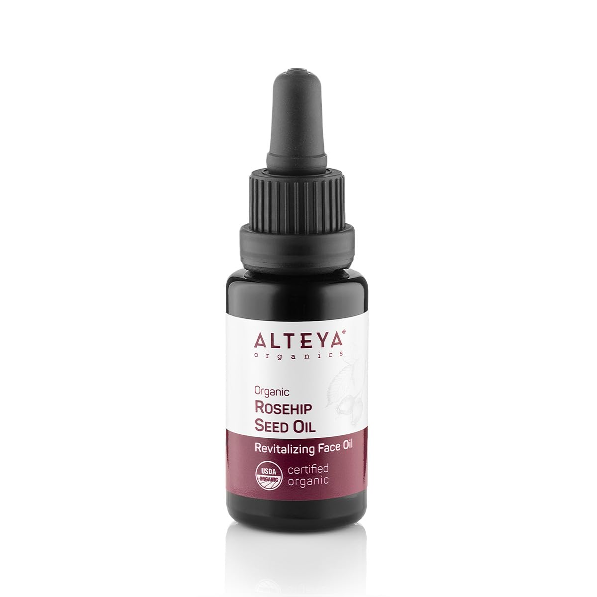 Alteya Rosehip Seed Oil USDA Certified Organic Face Oil (0.68 Fl Oz)