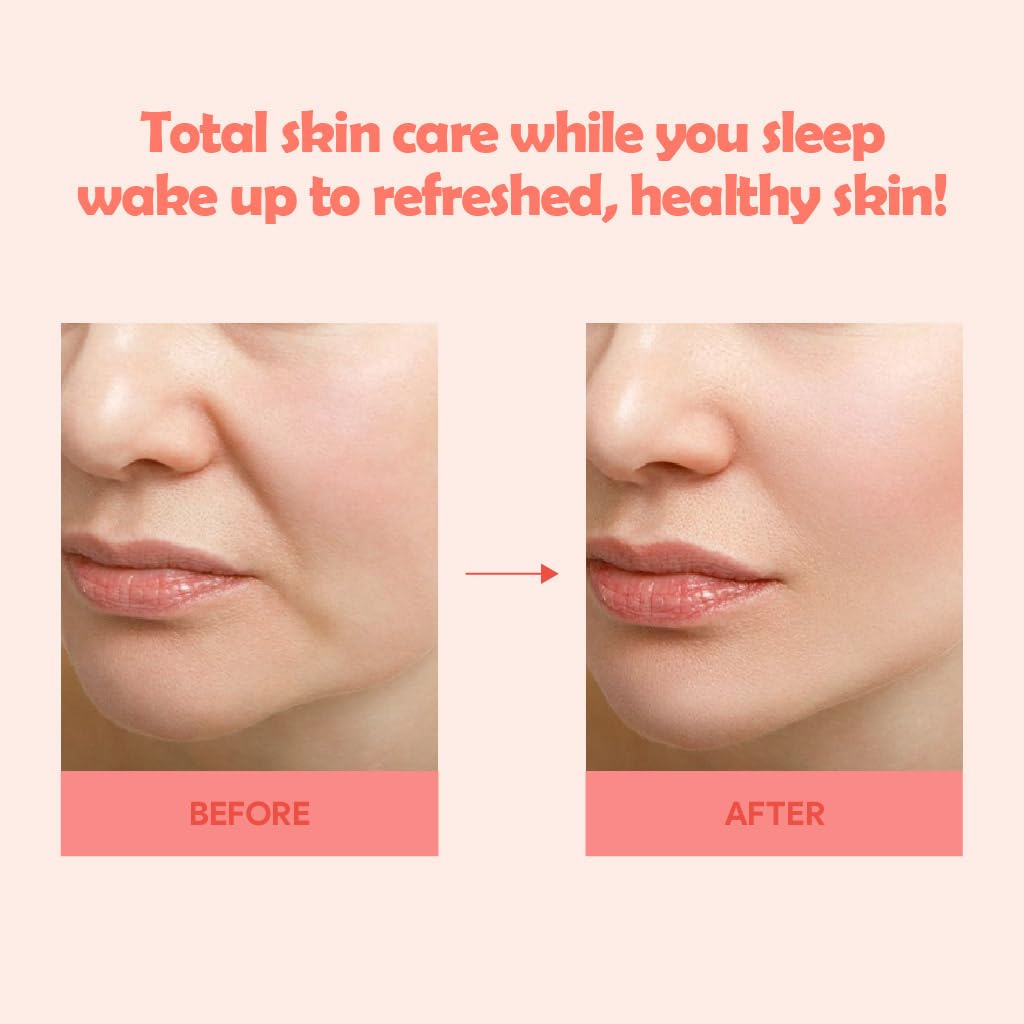 flaner Grapefruit Jam Sleeping Mask – Revitalizing Overnight Face Mask, Vitamin C, Melatonin, Adenosine, Night Deep Hydration Care, Natural Ingredients, Korean Skin Care, 2.02 fl. oz.