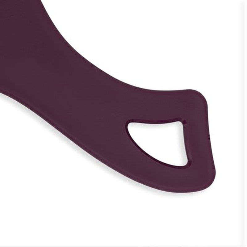 Zadro Large Hand Mirror with Handle Salon Mirrors for Hair Stylist, Big Handheld Mirror Makeup Mirror Wall Mounted Hang (1, Purple Garnet, Medium: 15" x 8")