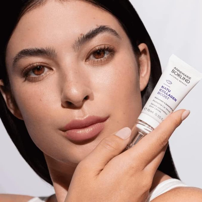 ANNEMARIE BÖRLIND Collagen Boost Lip Serum - Plumping & Rejuvenating Botanical Formula | Vegan, 0.50 Fl. Oz.