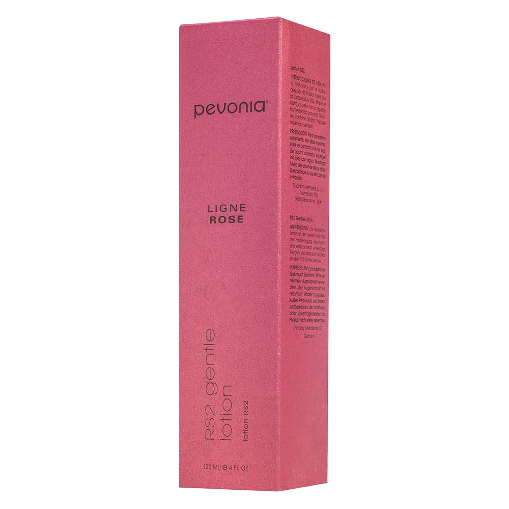 Pevonia Ligne Rose RS2 Gentle Lotion for Face & Neck - Rosacea Treatment - Redness Reducing Skin Care - Restores Irritated Sensitive Skin - Specialty Facial Products - 4 fl oz