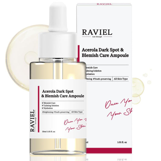 Acerola Dark Spot & Blemish Care Ampoule - Vitamin C Serum for Dark Spots, Uneven Tone & Dull Skin | 30ml (1.01 fl oz)