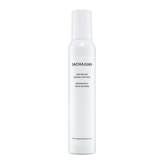 SACHAJUAN Hair Mousse | Lightweight Styling Mousse for Volume, Fullness & Shine | Soft Hold with Natural Movement | Smooth, Weightless Finish | For All Hair Types | 6.8 fl oz