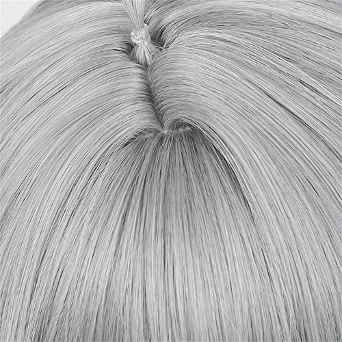 Mystylecos Game Genshin Impact Klee Cosplay Wig Anime Gold Braids Double Ponytail Bangs Wig