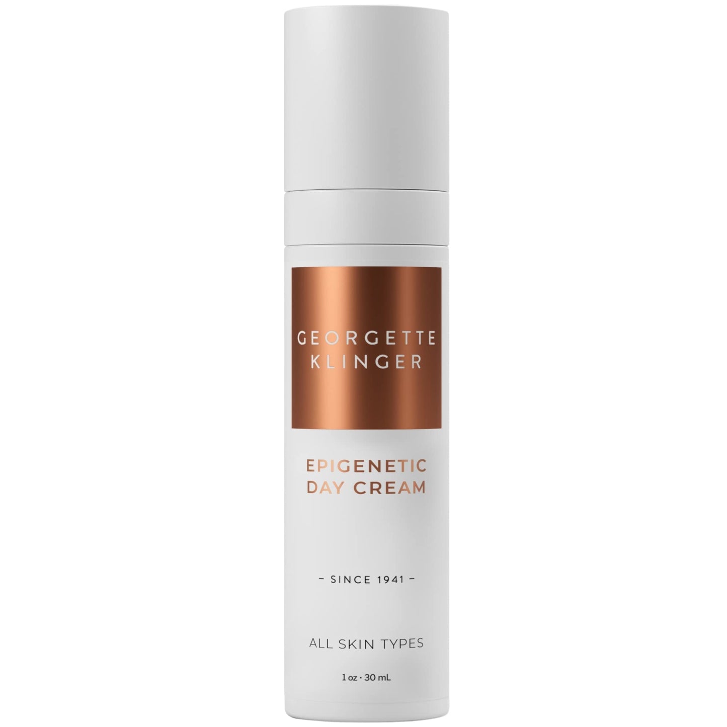 Georgette Klinger Epigenetic Day Cream - Revitalizing, Firming Natural Face Moisturizer For Daily Use, Promotes Anti-Aging and Wrinkle-Free Skin With Monk Fruit, Hyaluronic Acid & Vitamin E - 1 oz