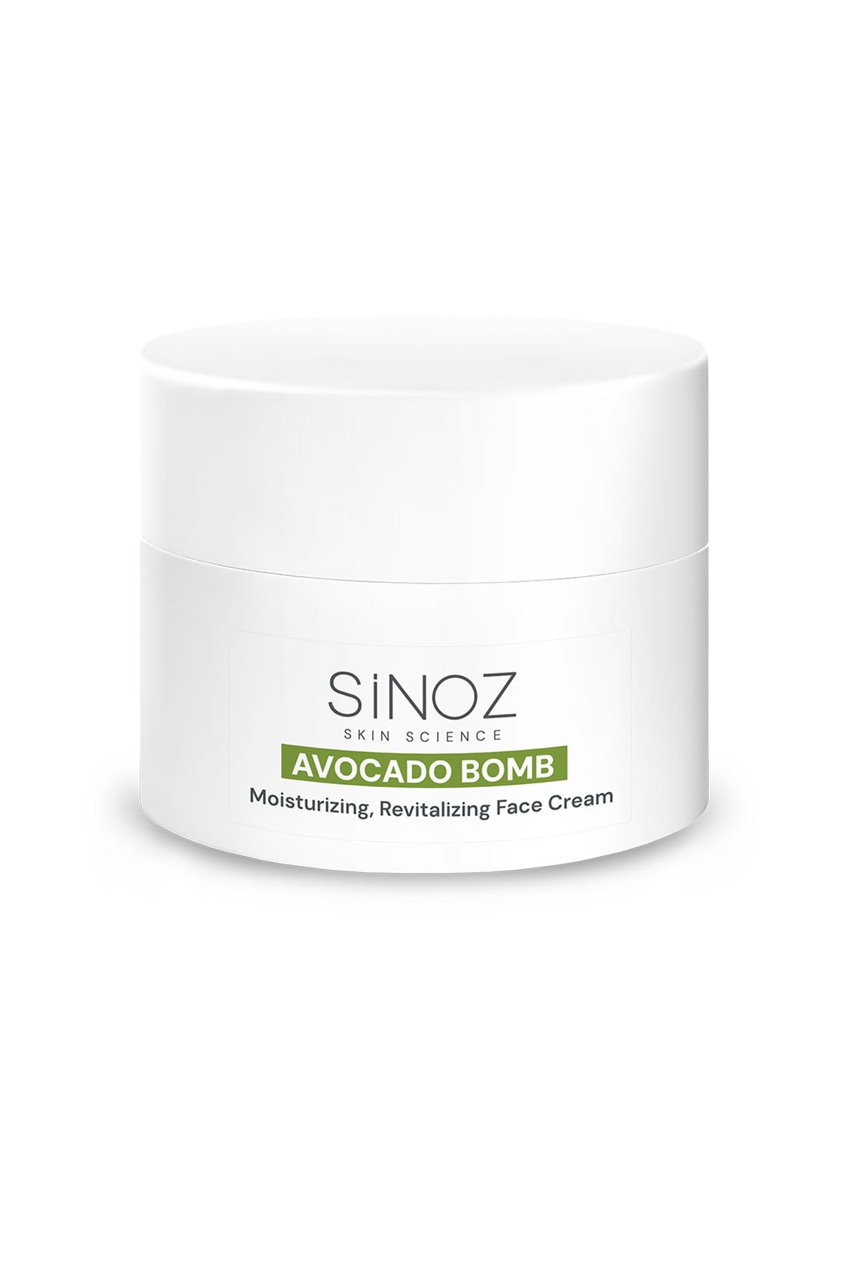 sinoz Avocado Bomb Revitalizing Moisturising Face Care Cream 50 Ml
