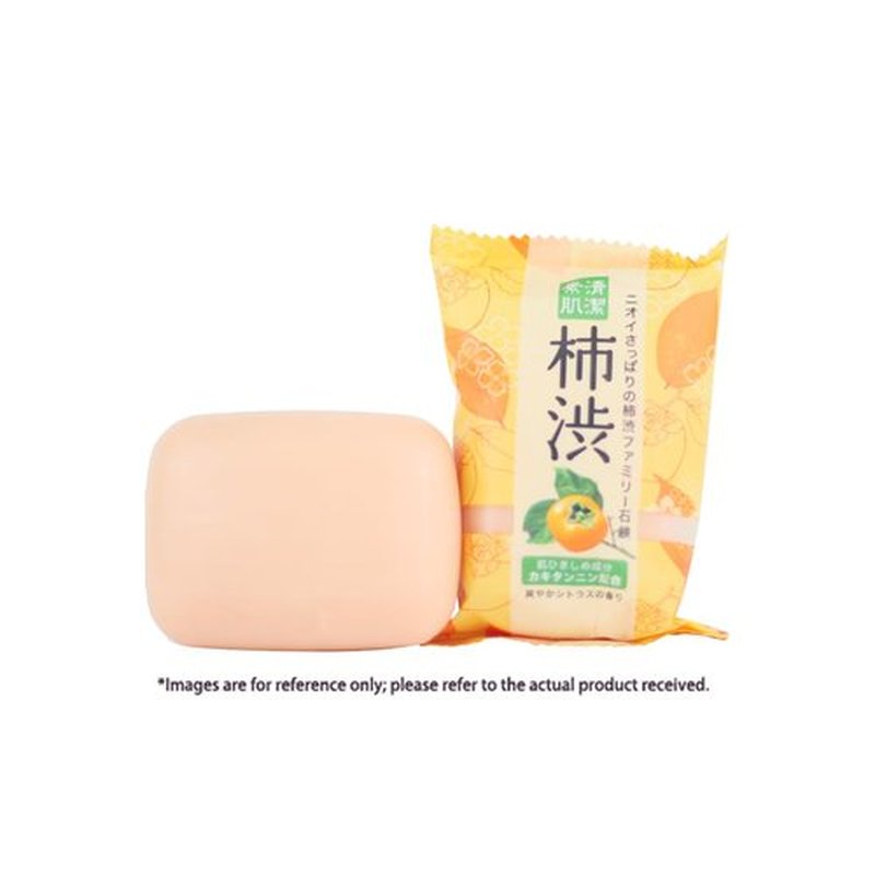 Natural Citrus Fragranced Persimmon Essence Soap, 80 g*2