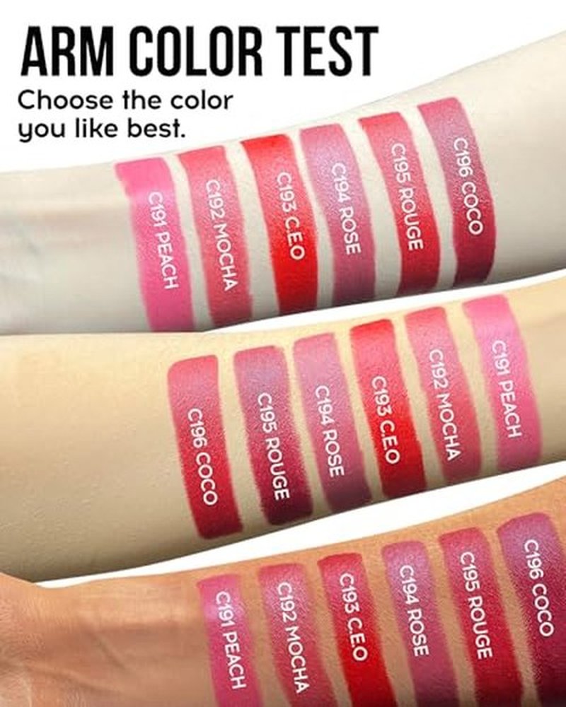 Matte Lipstick Rose Pink, Nude Matte Lipstick Long-Lasting Lip Makeup Waterproof Smudge Proof for Women,Silky Velvet Moisturizing Lip Stick High Impact Lip Color Lip Gloss Balm Gift for Girls-01