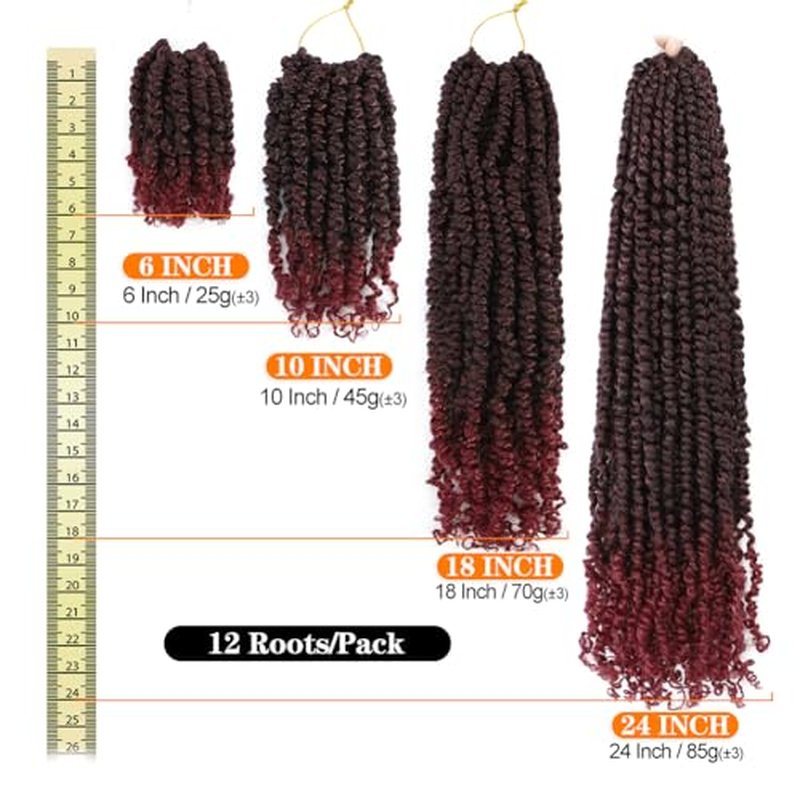 Felek Passion Twist Crochet Hair 10inch 8 Packs Honey Blonde Color Pre Looped Twist Crochet Hair For Black Women Natural Soft Pre Twisted Passion Twist Crochet Hair (#27, 10inch)