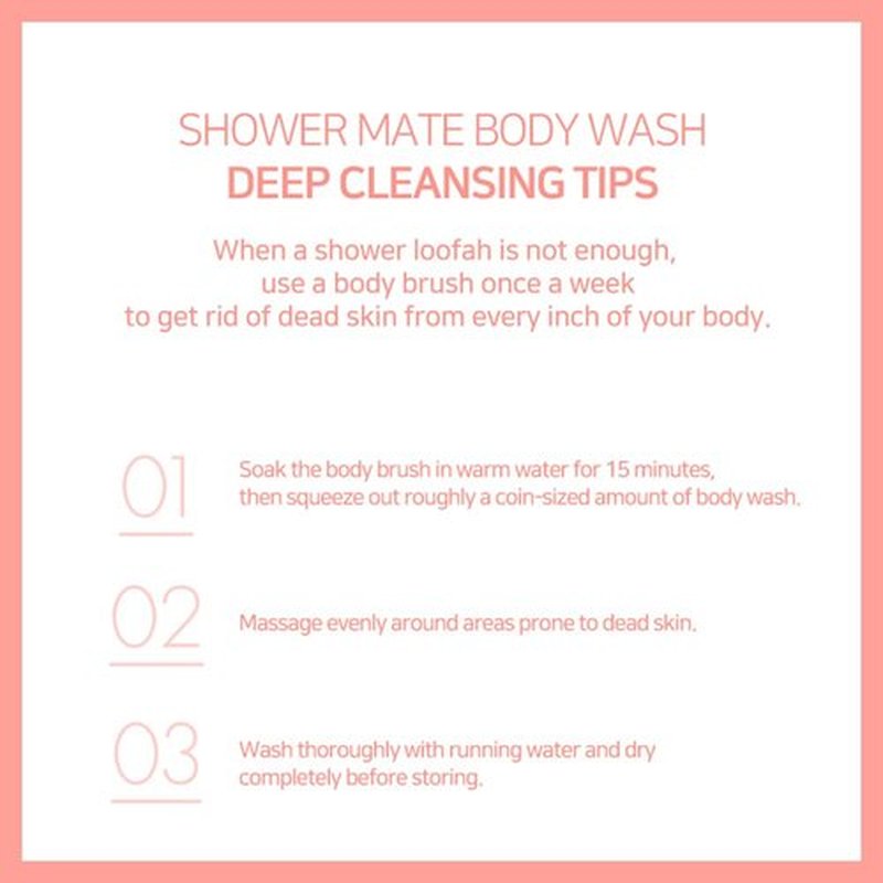SHOWERMATE Natural Body Wash 42.3 fl oz, 1.2 kg (Peach)