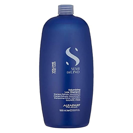 Alfaparf Milano Semi Di Lino Volume Shampoo For Fine Hair – Sulfate Free Volumizing Low Shampoo - Adds Intense Volume, Thickness and Body - Anti-Frizz - Professional Salon Quality