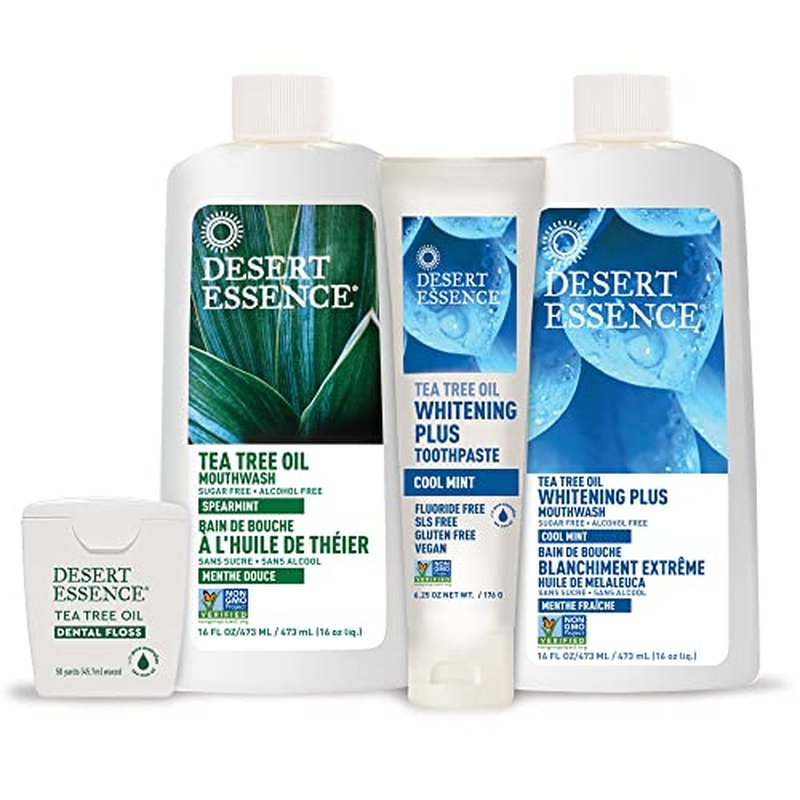 Desert Essence Tea Tree Oil Mouthwash 16 Fl Oz
