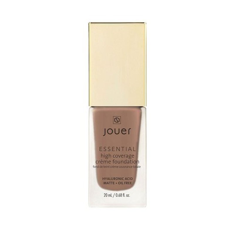 Jouer Essential High Coverage Crème Foundation | Men & Women | Available in 50 Shades for All Skin Tones | Healthy Ingredients | Paraben, Gluten & Cruelty Free | Vegan Friendly
