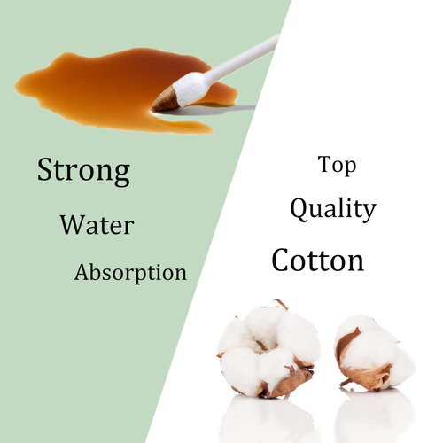 500pcs Precision Tip Cotton Swabs/Double Pointed Cotton Buds for Makeup