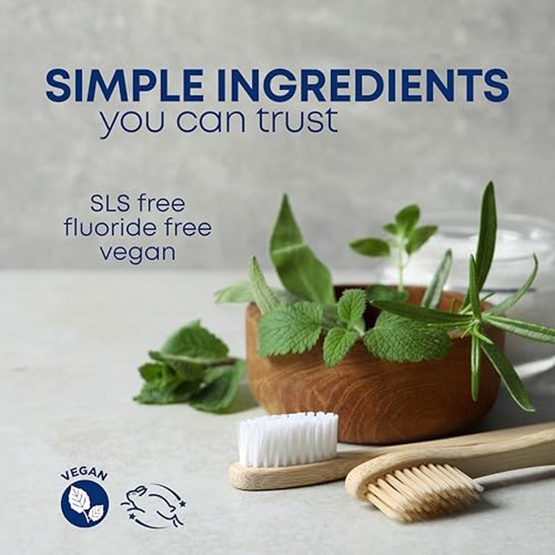 Kiss My Face Sensitive Toothpaste Gel, Citrus Mint Gel, Protection for Sensitive Teeth and Gums, with Tea Tree Oil, Aloe and Iceland Moss, Fluoride Free, Vegan, 4.5 oz, 3 Pack