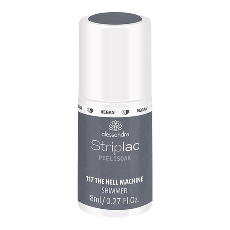 alessandro Striplac Peel or Soak Nail Polish -117 The Hell Machine for Women-0.27 oz