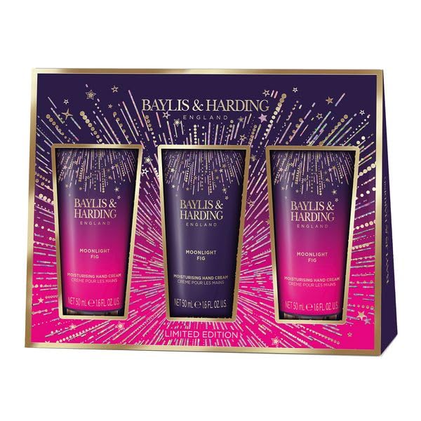 Baylis & Harding Gift Set for Women - Luxury Hand Care Pack | Moonlight Fig - 2 Pack