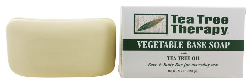 Tea Tree Therapy Pack of 8 x Vegetable Base Soap with Tea Tree Oil - 3.9 oz8