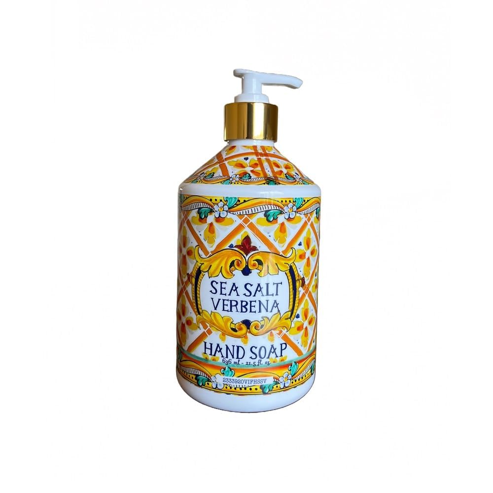 Home and Body Company Hand Soap Villa Flora Collection – 8 Bottles (16 fl oz / 473 ml Each), Essential Oil Infused Scents: Sea Salt Verbena, Coconut Citrus, Orchid Vanilla, White Jasmine
